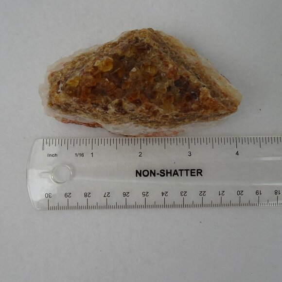 Citrine Geode Crystal ?? 10.5 oz 4" Long Mineral Specimen Quartz Crystal Healing - Picture 9 of 12